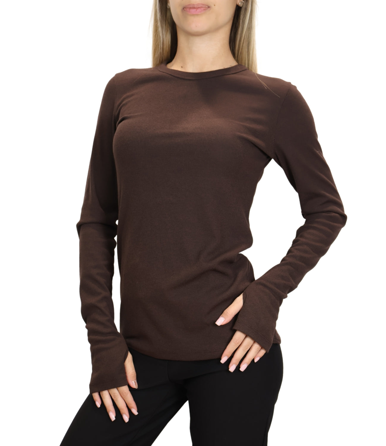 T-Shirt Vicolo UAC0064 Donna - Acu Fondente 69 U