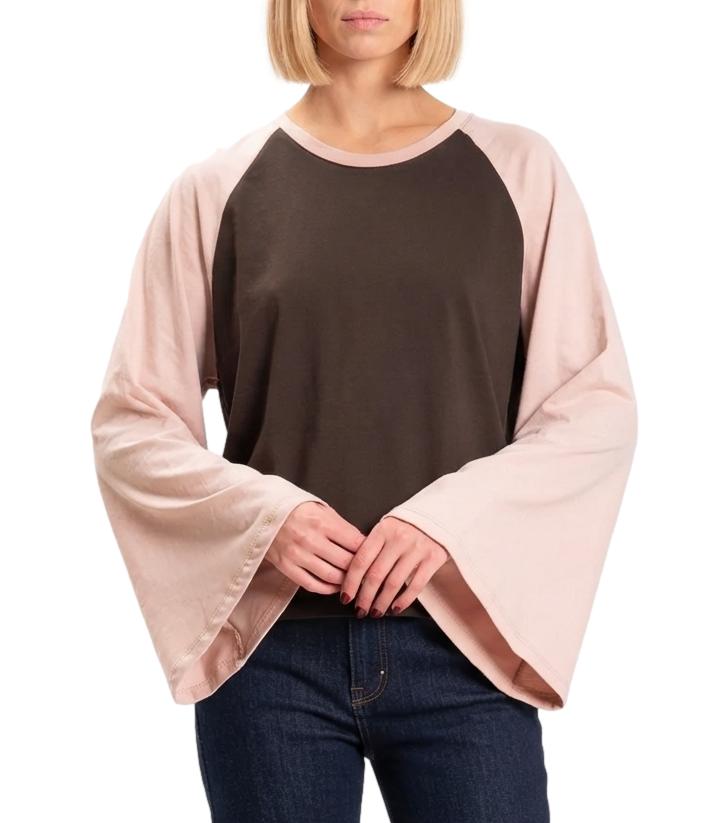 T-Shirt Vicolo UAC0169 Donna - Acf Rosa/moro U