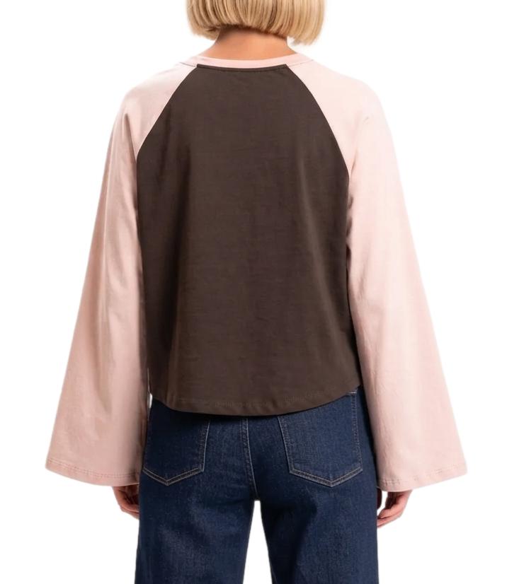 T-Shirt Vicolo UAC0169 Donna - Acf Rosa/moro U