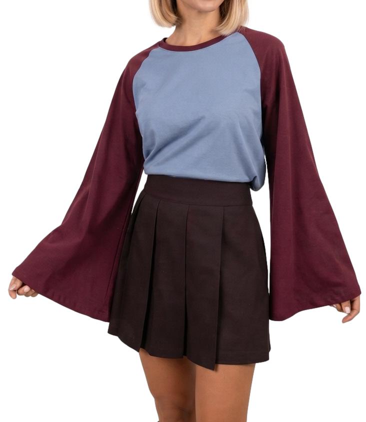 T-Shirt Vicolo UAC0169 Donna - Acf Azzurro/bordeaux U