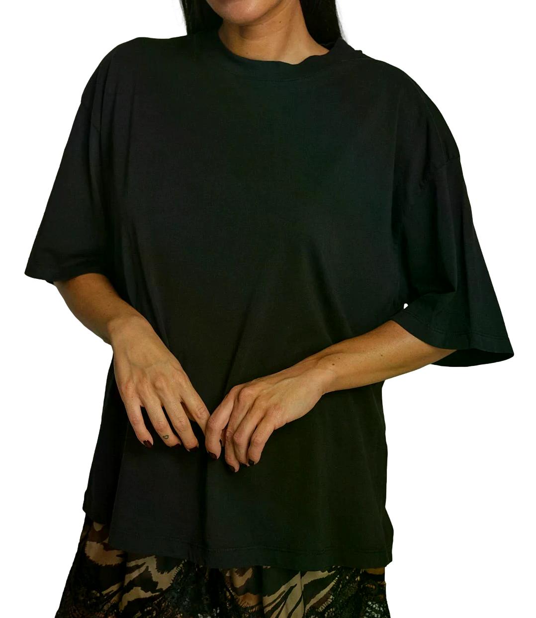 T-Shirt Vicolo UAC0170 Donna - Nero