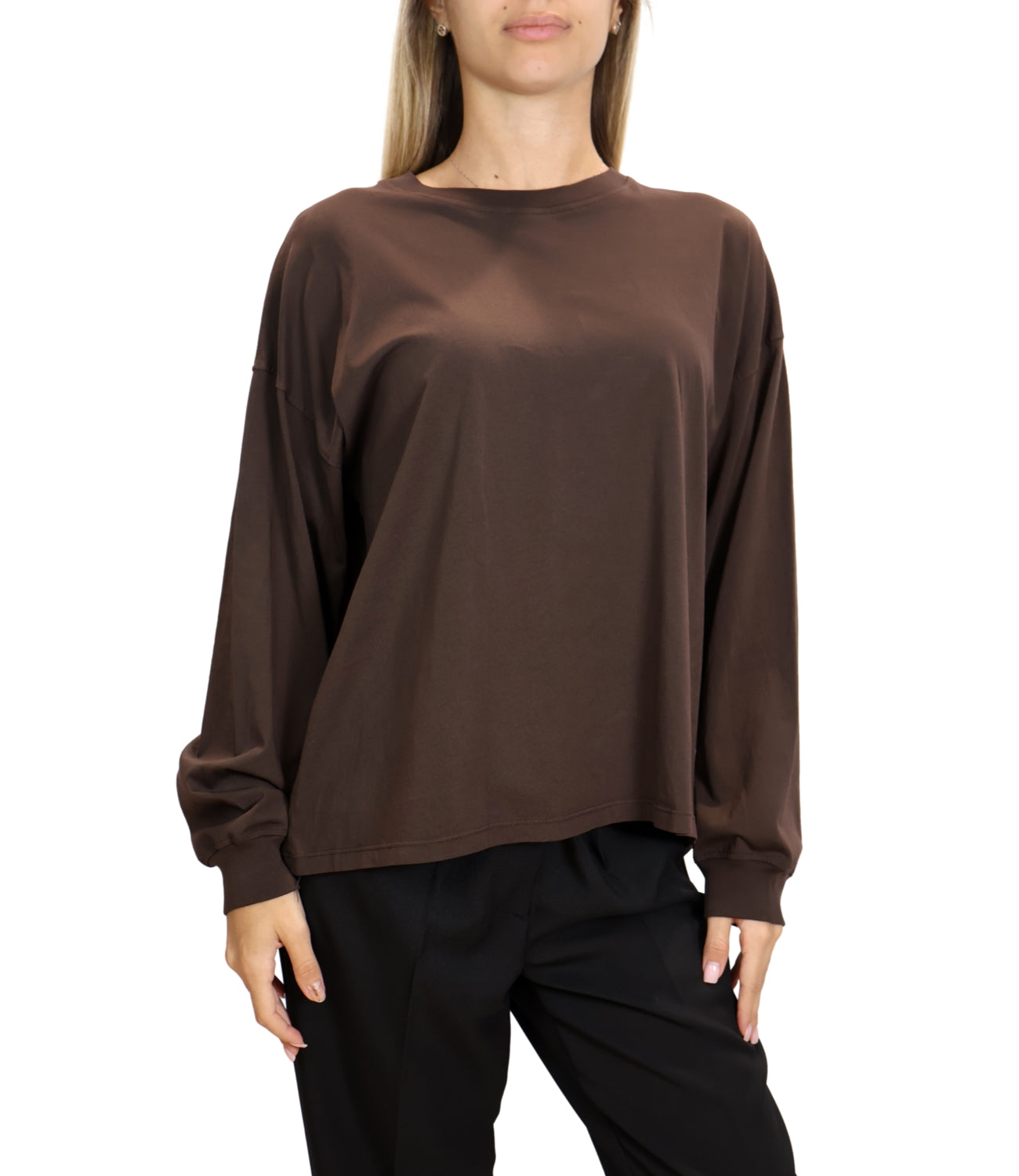 T-Shirt Vicolo UAC0179 Donna - Fu Fondente 69 U