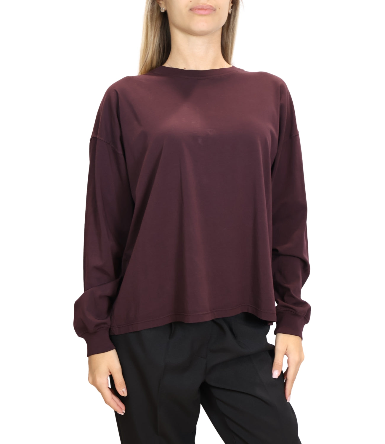 T-Shirt Vicolo UAC0179 Donna - Acu Bordeaux 38 U
