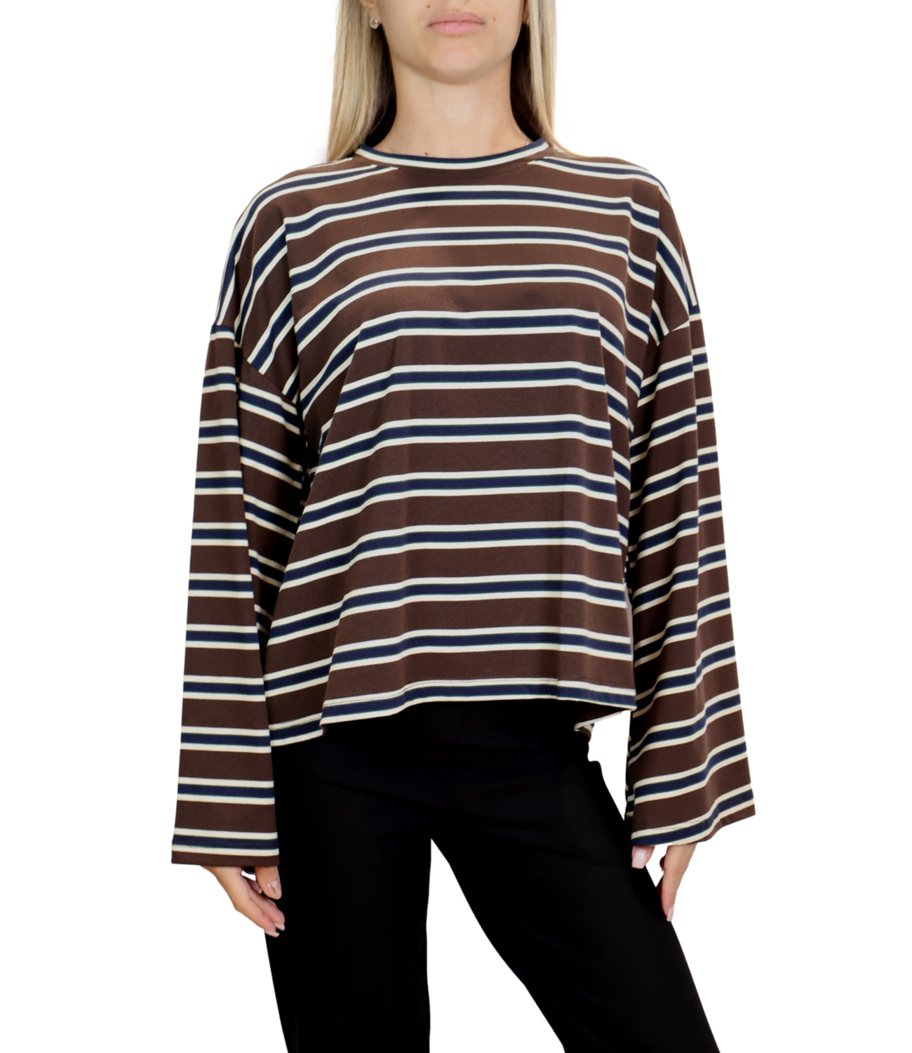 T-Shirt Vicolo UAC0189 Donna - Acf Moro/blu U