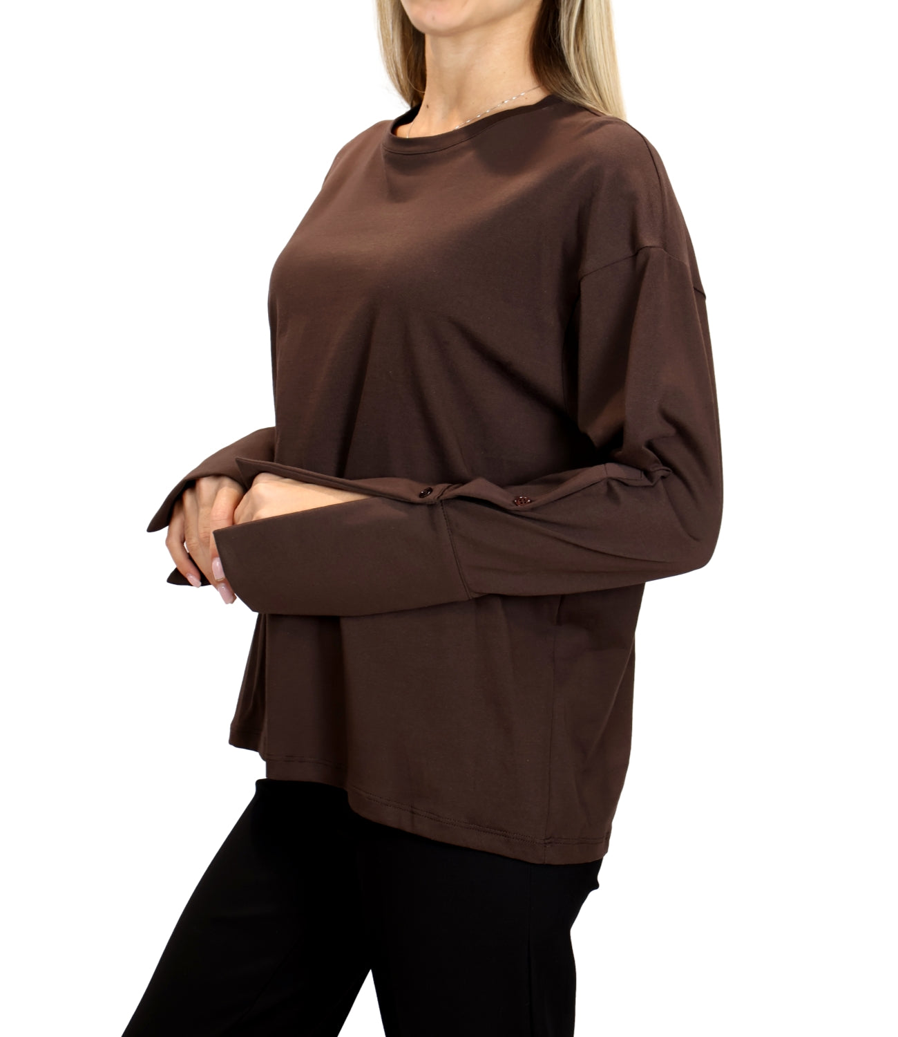 T-Shirt Vicolo UAC0201 Donna - Acu Fondente 69 U