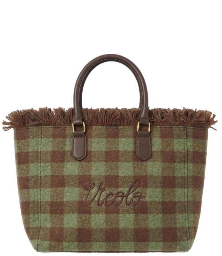 Borsa Vicolo XAC0029 Donna - Marrone/menta