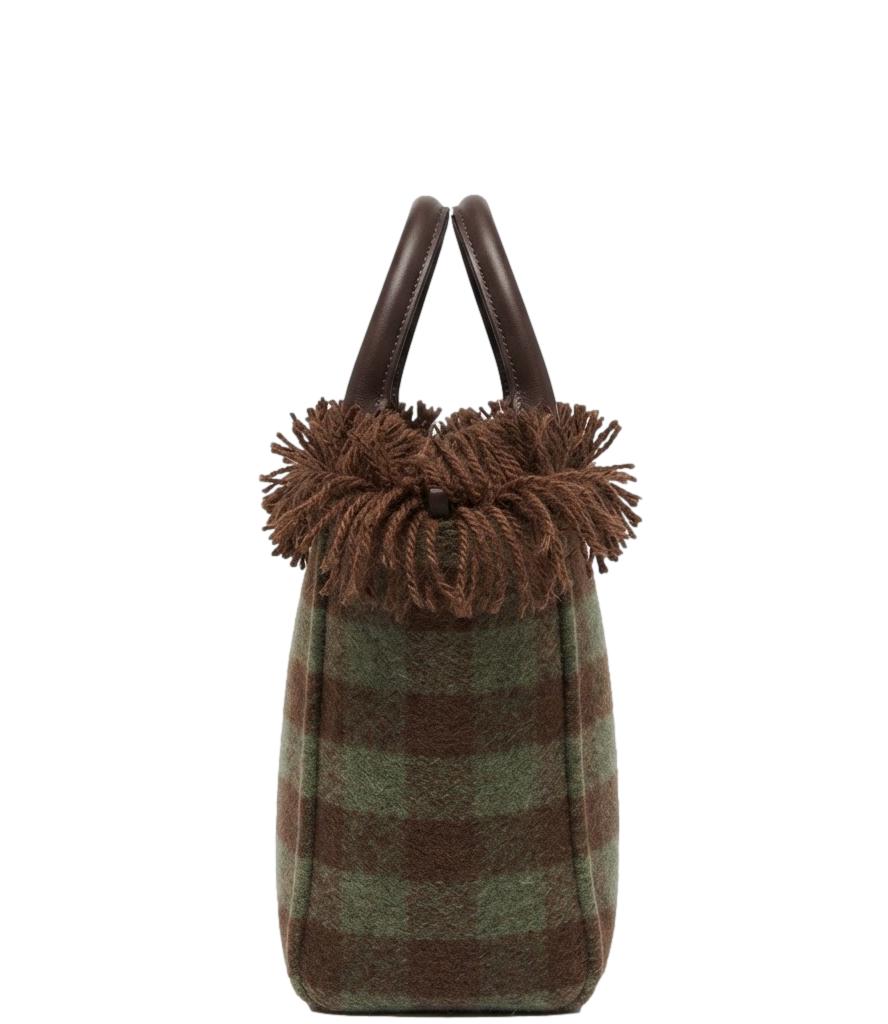 Borsa Vicolo XAC0030 Donna - Marrone/menta