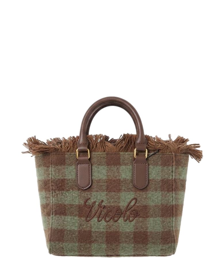 Borsa Vicolo XAC0030 Donna - Marrone/menta