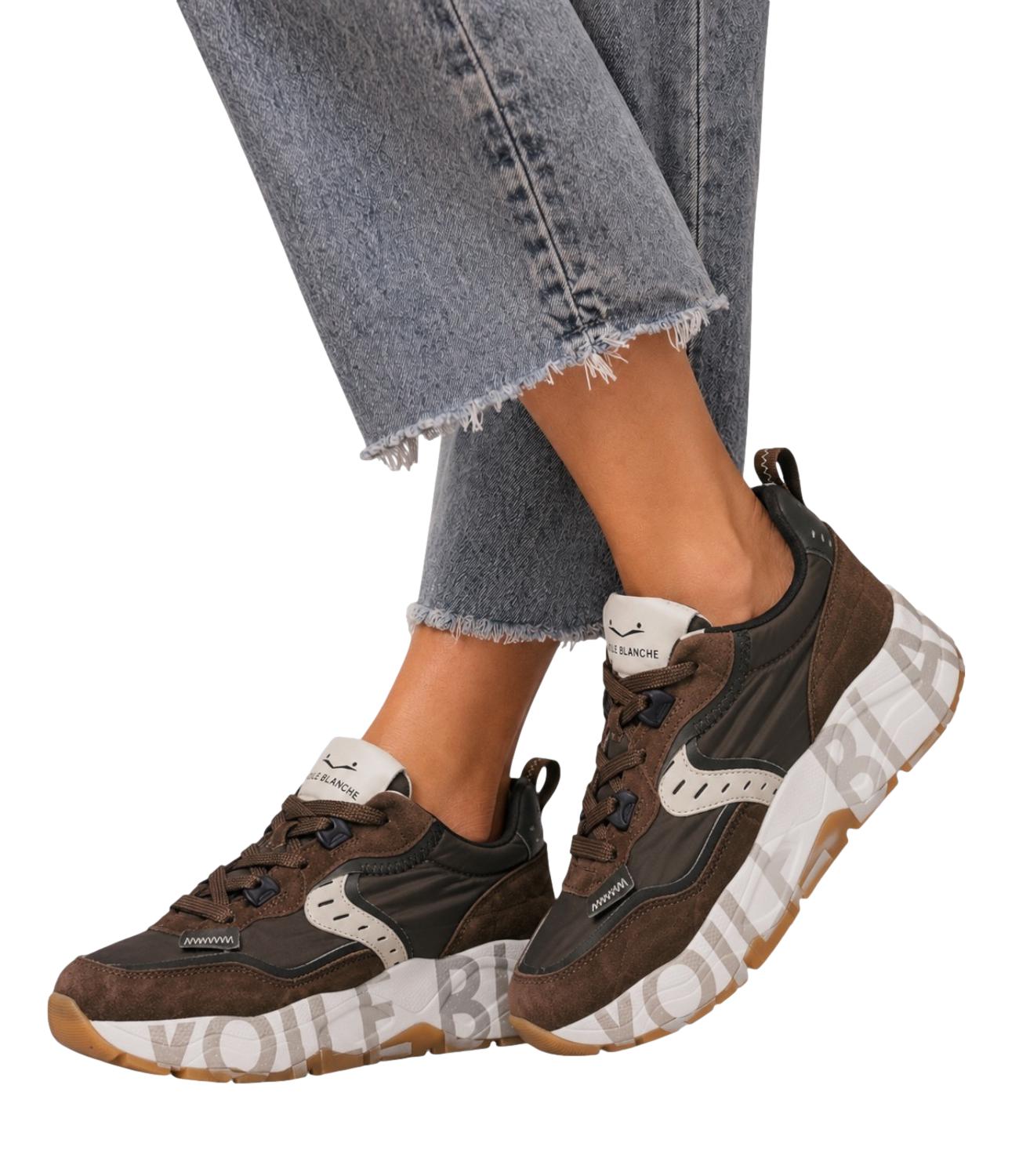 Sneakers Voile Blanche 001-2017475-39 Donna - BrowN-Dark Brown