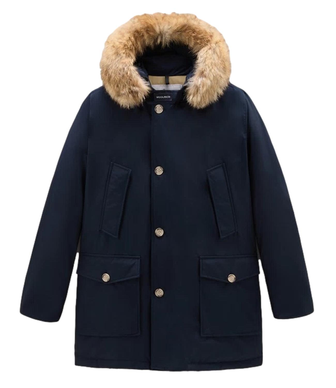 Giubbino Woolrich CFWOOU0482MBUT0001 Uomo - Melton Blue