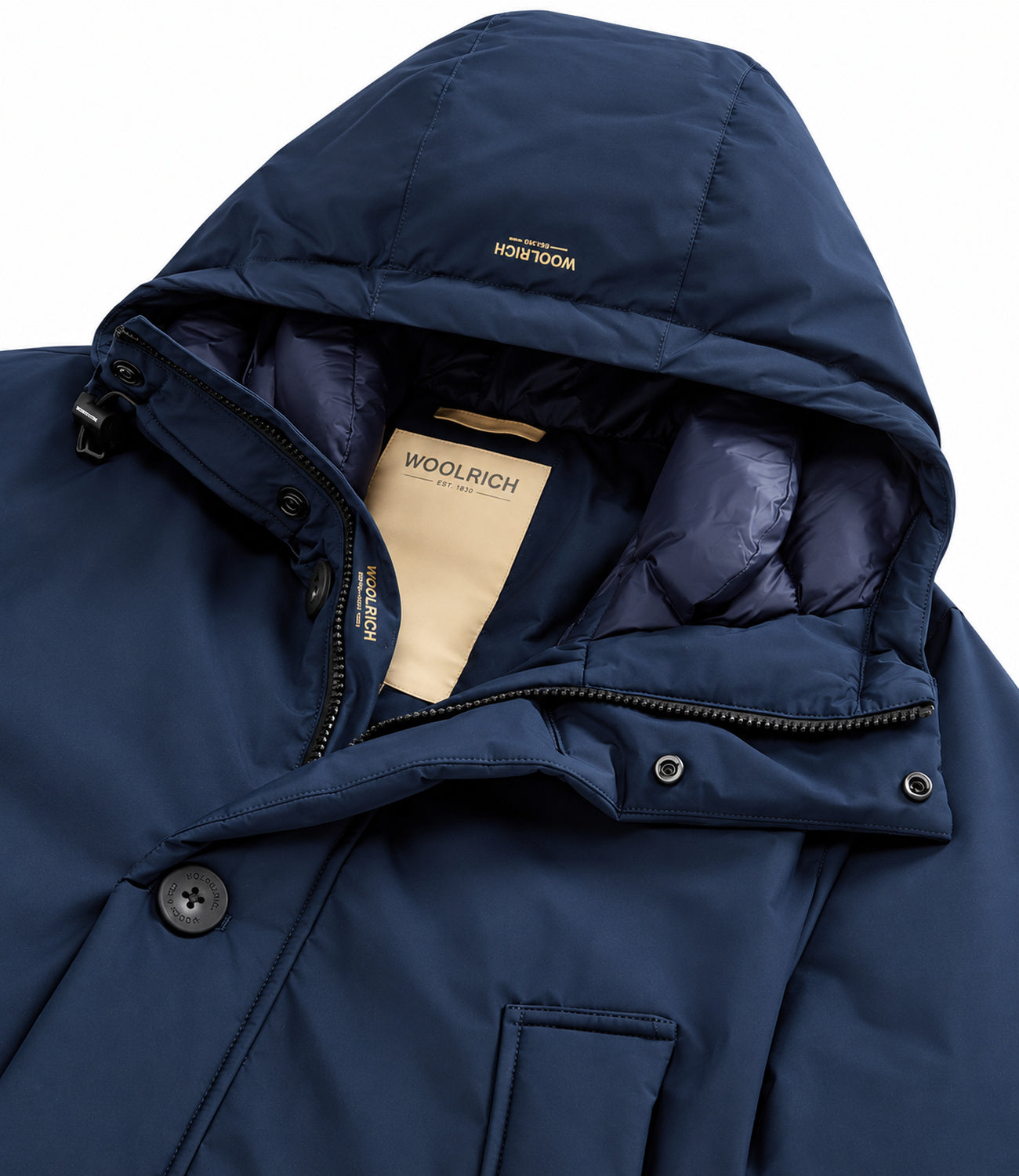 Woolrich Cloud Parka uomo melton blue