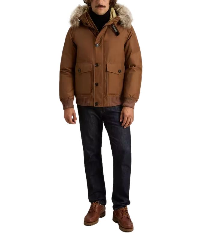 Bomber Woolrich CFWOOU2238MRUT0001 Uomo - Bison