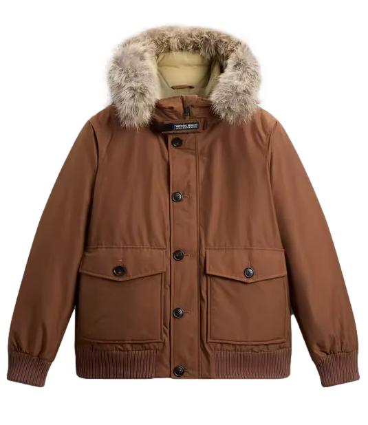 Bomber Woolrich CFWOOU2238MRUT0001 Uomo - Bison