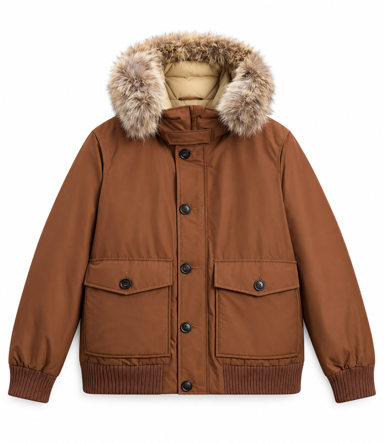 Bomber Woolrich CFWOOU2238MRUT0001 Uomo - Bison
