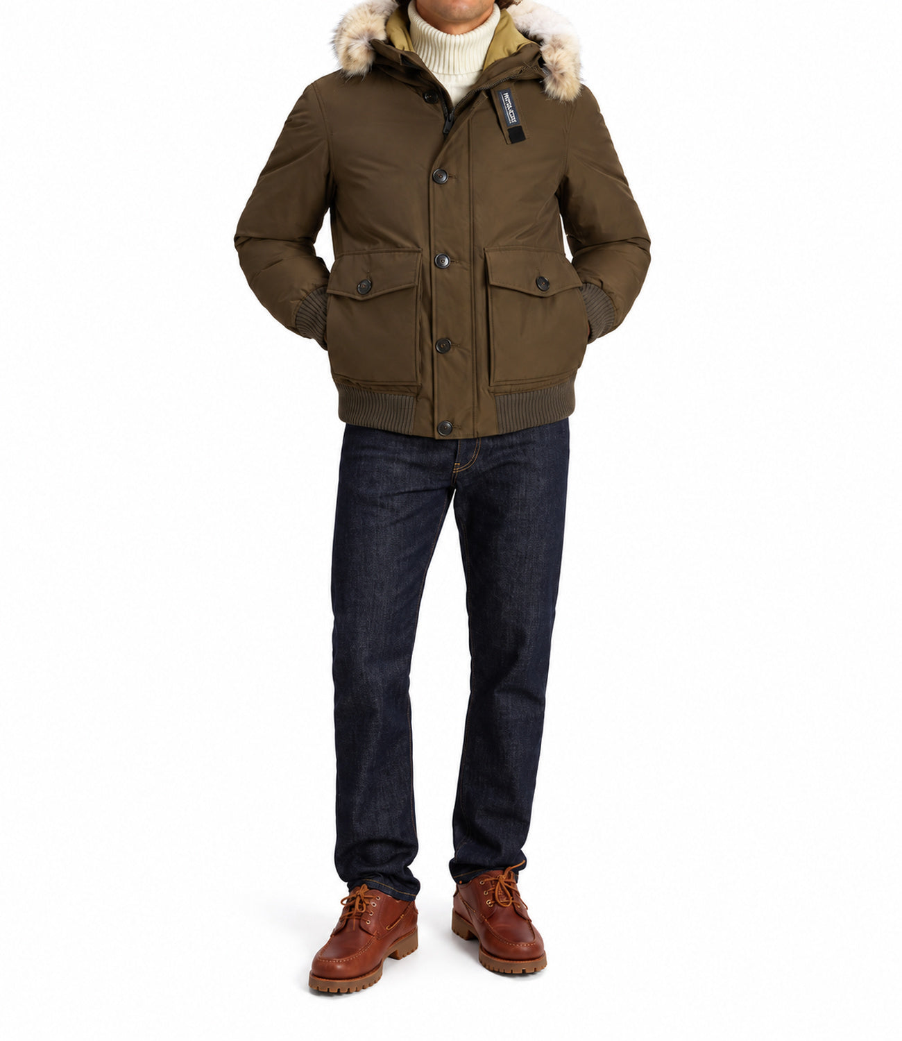 Bomber Woolrich CFWOOU2238MRUT0001 Uomo - Dark Green
