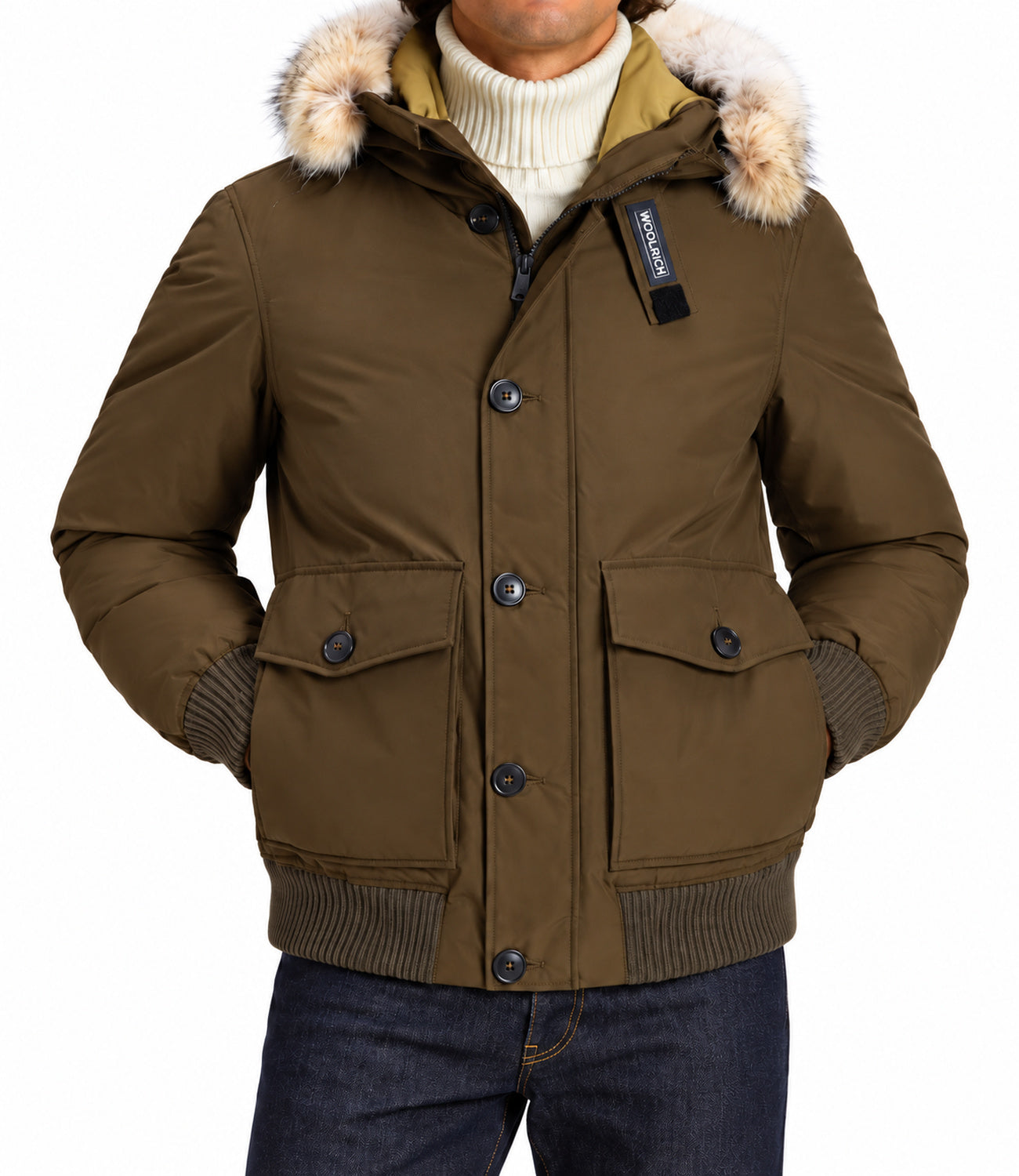 Bomber Woolrich CFWOOU2238MRUT0001 Uomo - Dark Green