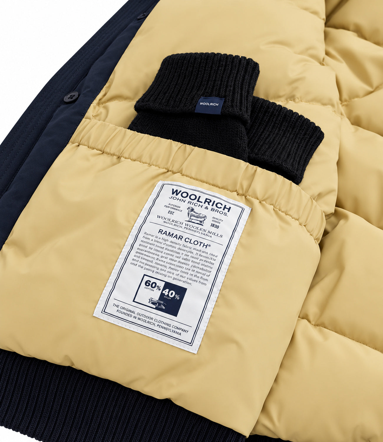 Bomber Woolrich CFWOOU2238MRUT0001 Uomo - Melton Blue