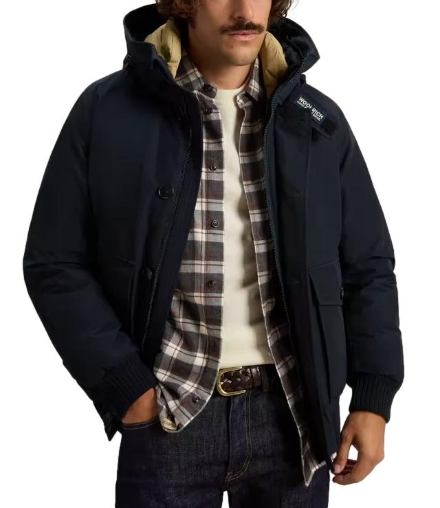 Bomber Woolrich CFWOOU2238MRUT0001 Uomo - Melton Blue
