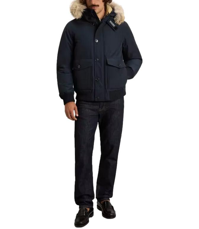 Bomber Woolrich CFWOOU2238MRUT0001 Uomo - Melton Blue