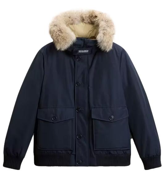 Bomber Woolrich CFWOOU2238MRUT0001 Uomo - Melton Blue