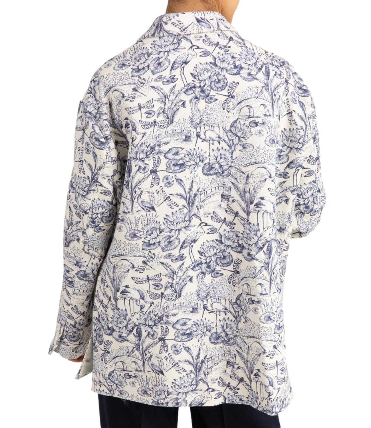 Giacca fantasia blu donna