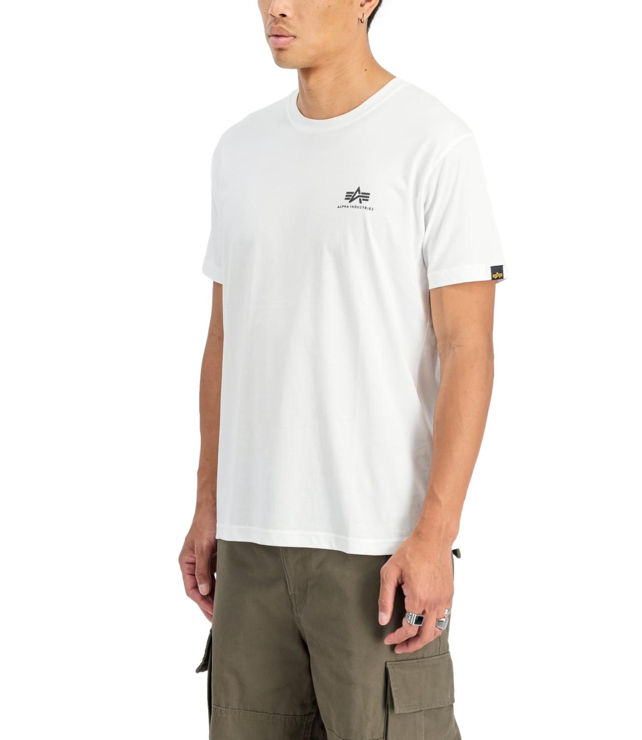 T.shirt Basic t small logo bianca
