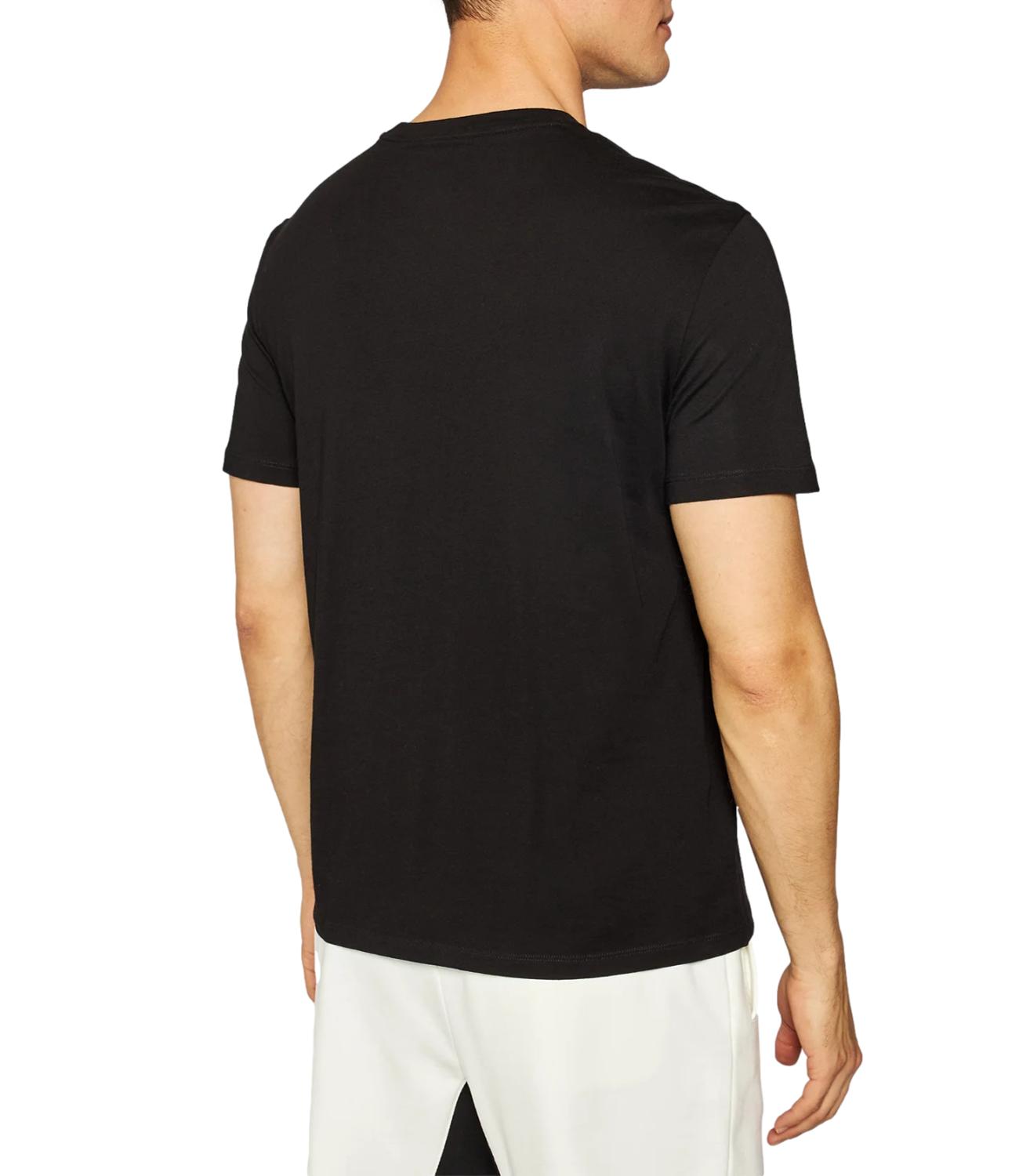 T-shirt nera logo AX