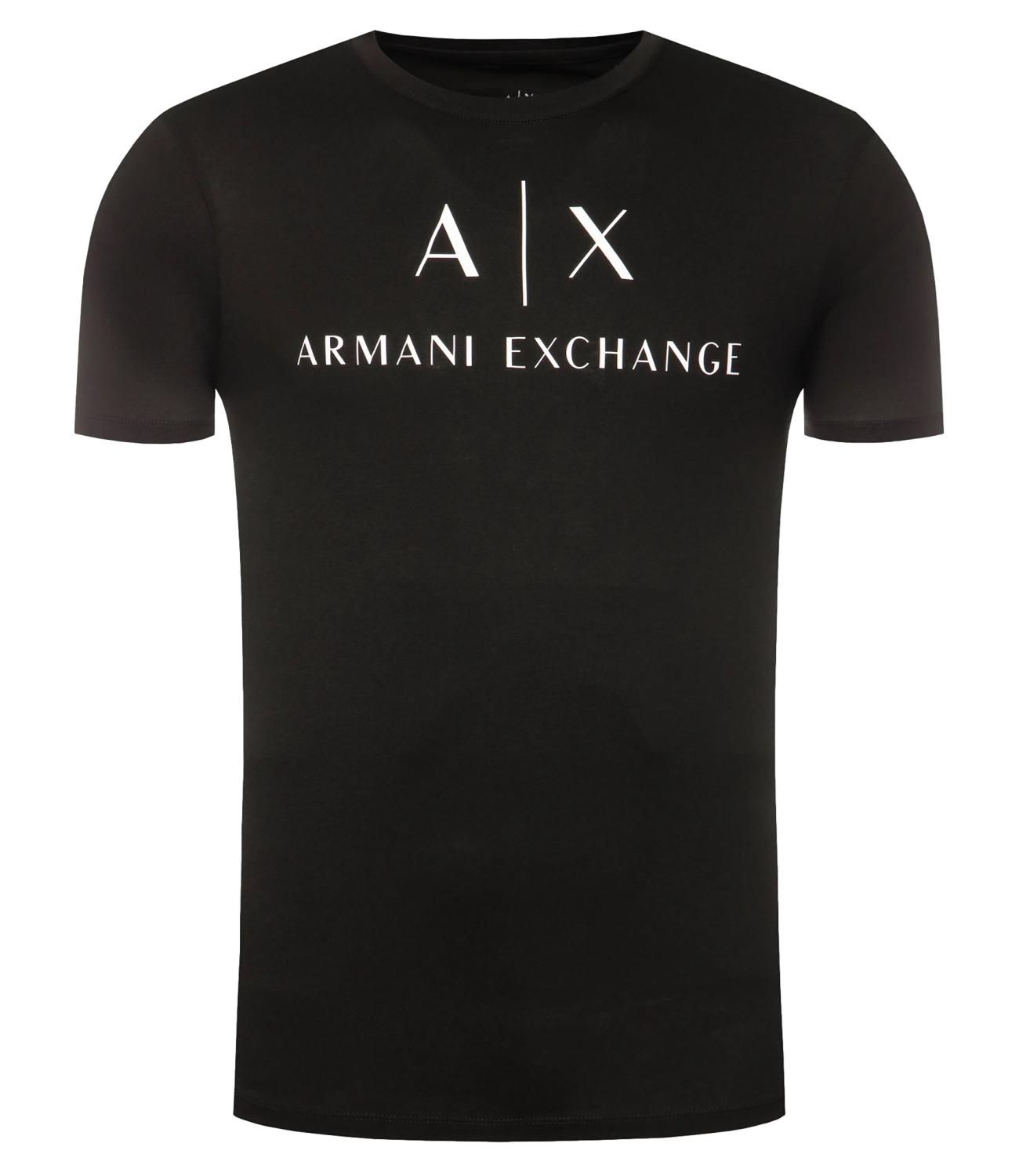 T-shirt nera logo AX