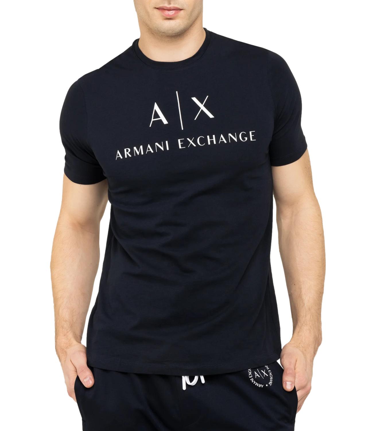 T-shirt blu logo AX