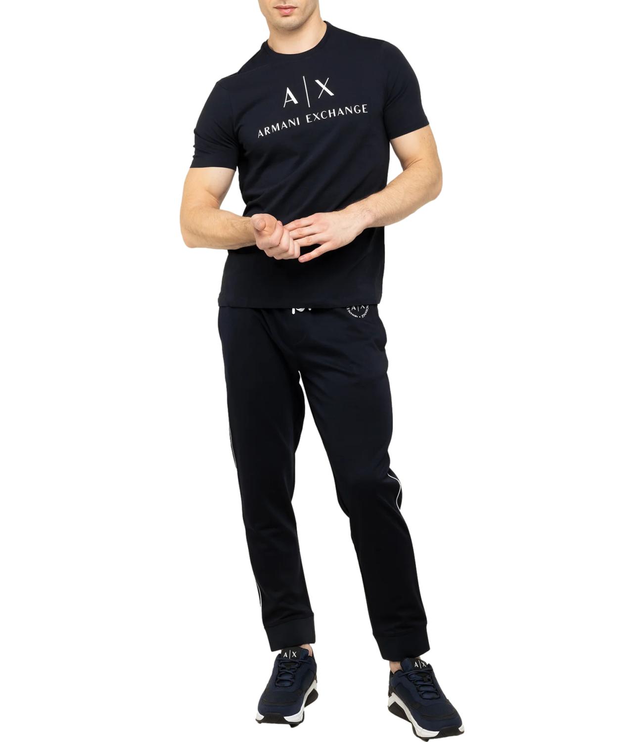 T-shirt blu logo AX