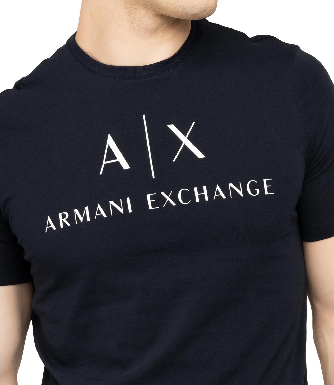 T-shirt blu logo AX