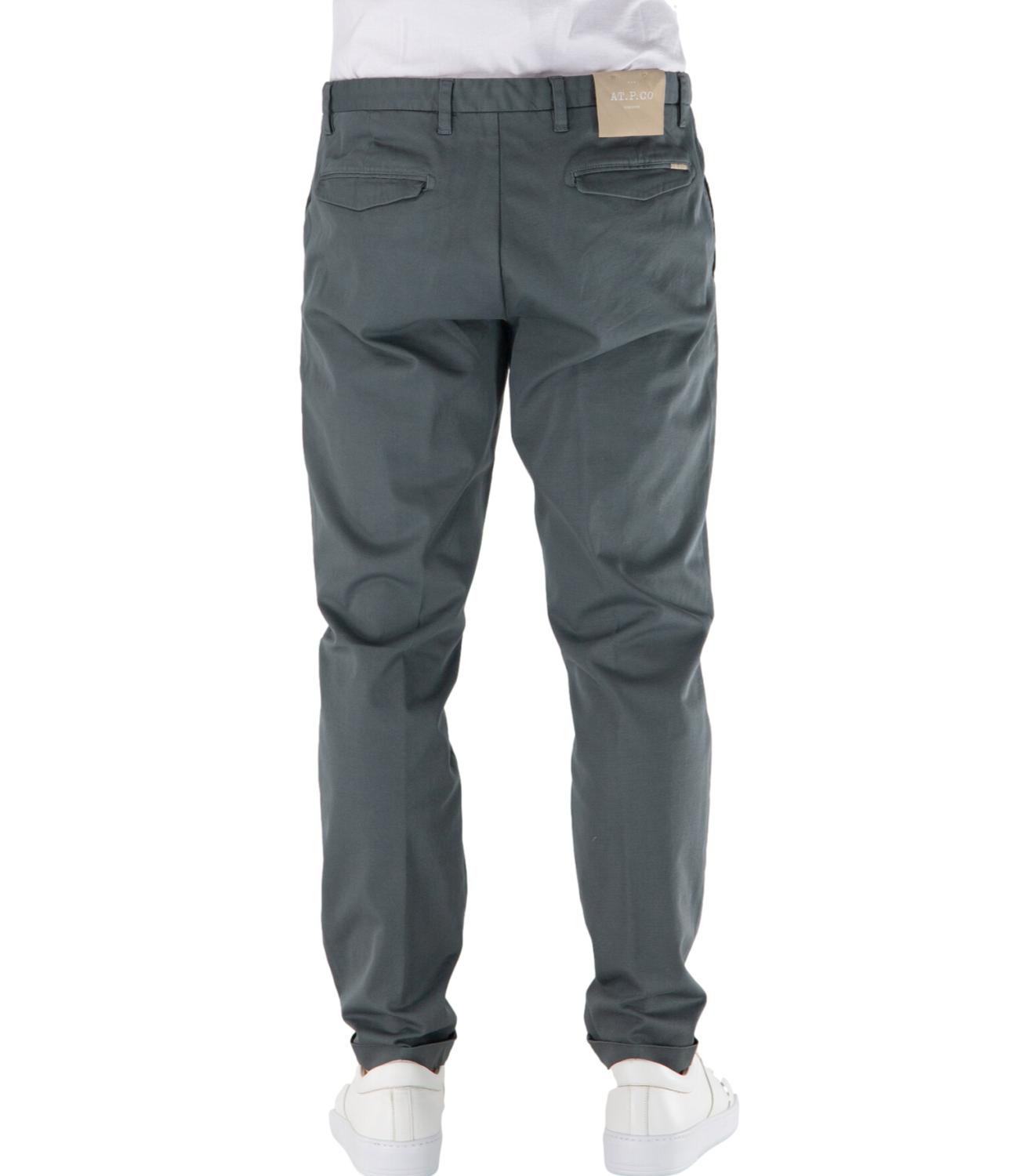 Pantaloni ATPCO uomo grigio topo