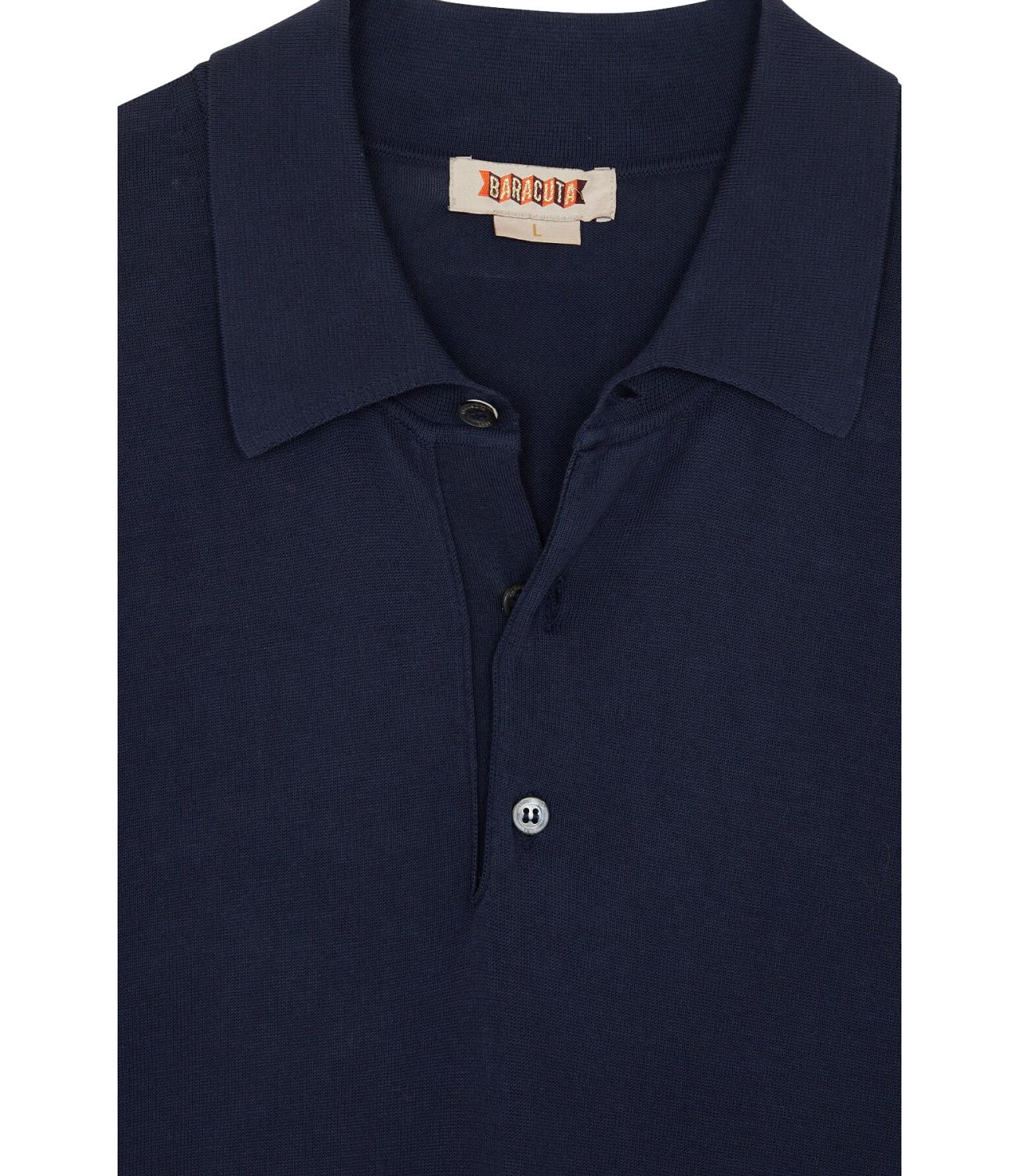 SS POLO KNIT blu