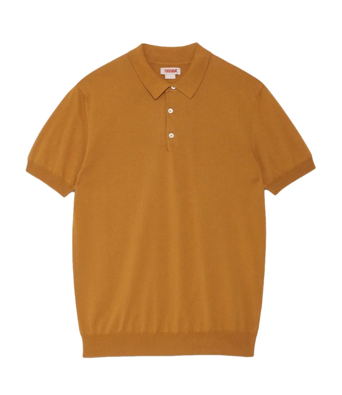 SS POLO KNIT tabacco