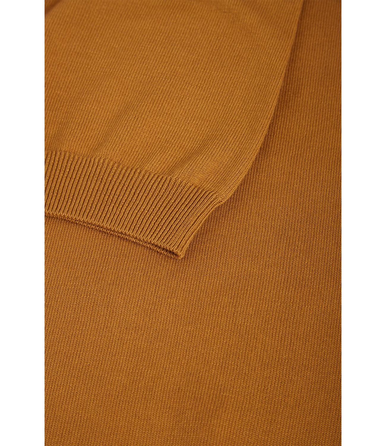 SS POLO KNIT tabacco