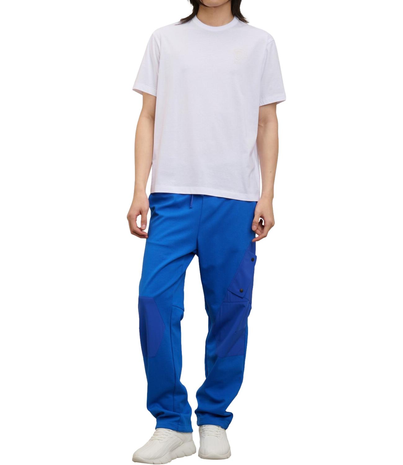 Blauer T-shirt Bianco Ottico Uomo