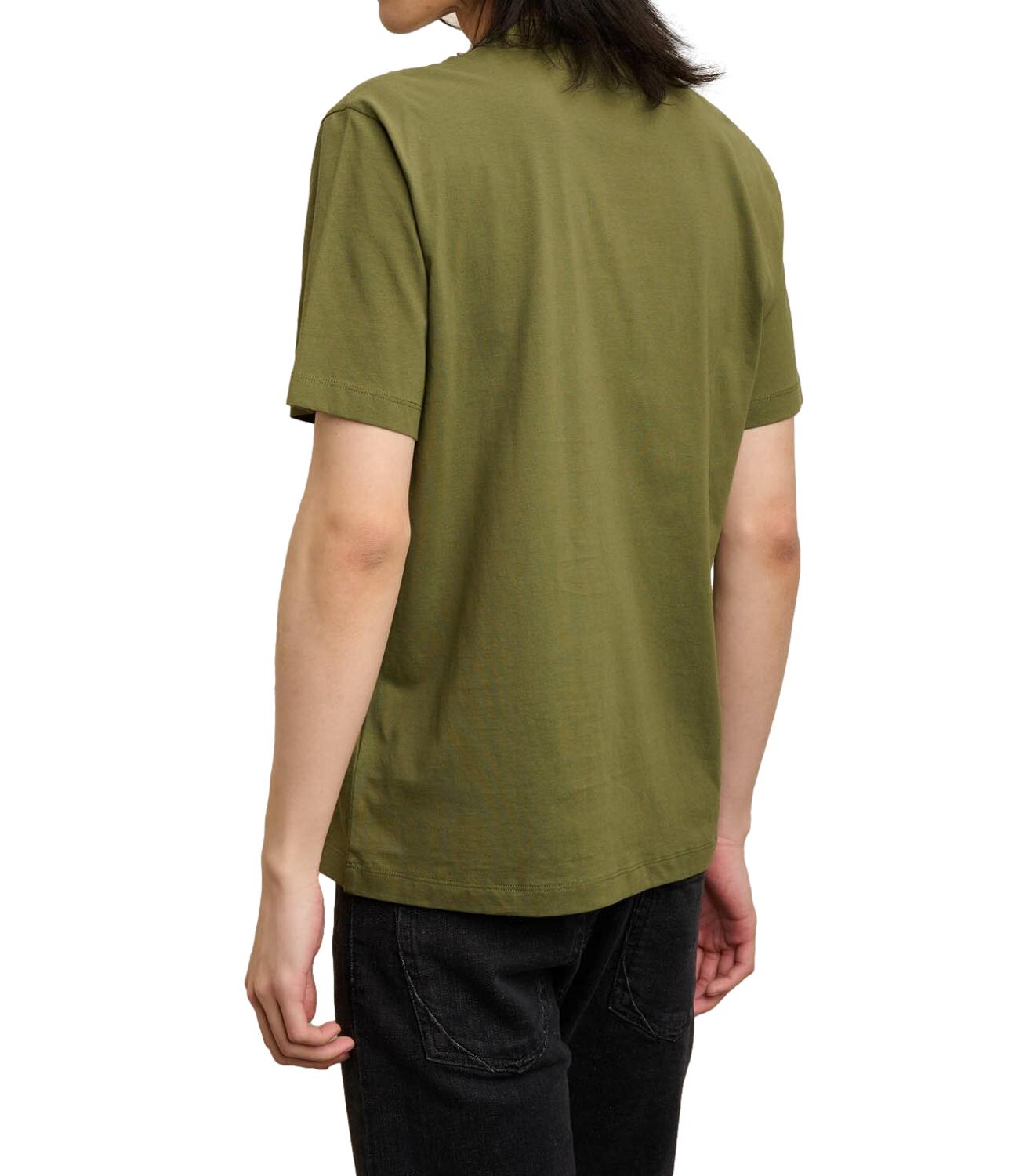 Blauer T-shirt Verde Uomo