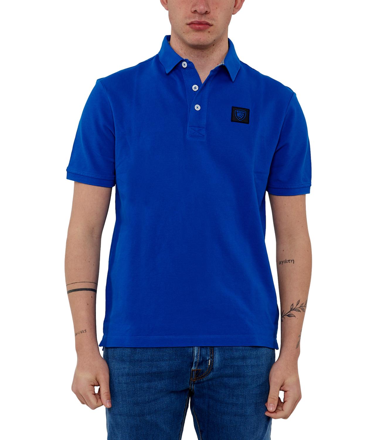 Polo blu royal tramonto Albano