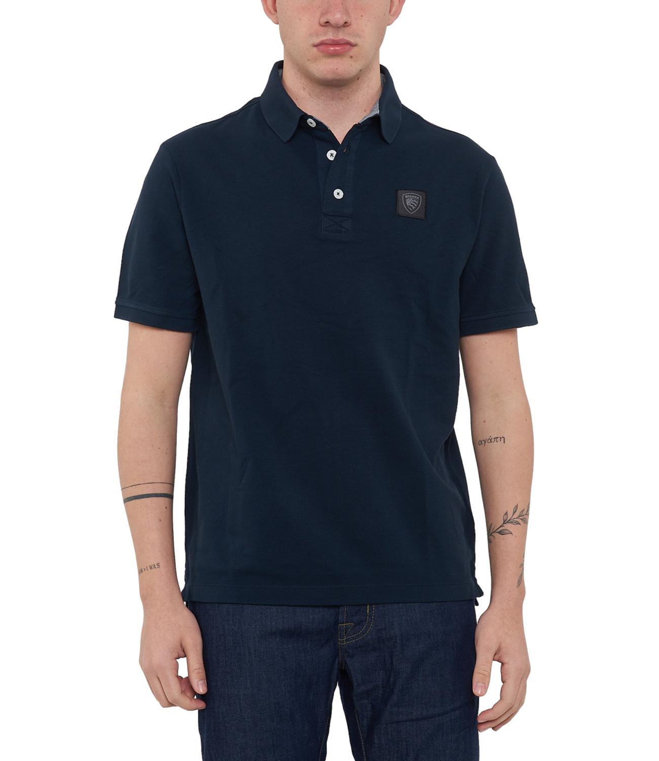 Polo Blauer Albano blu scuro