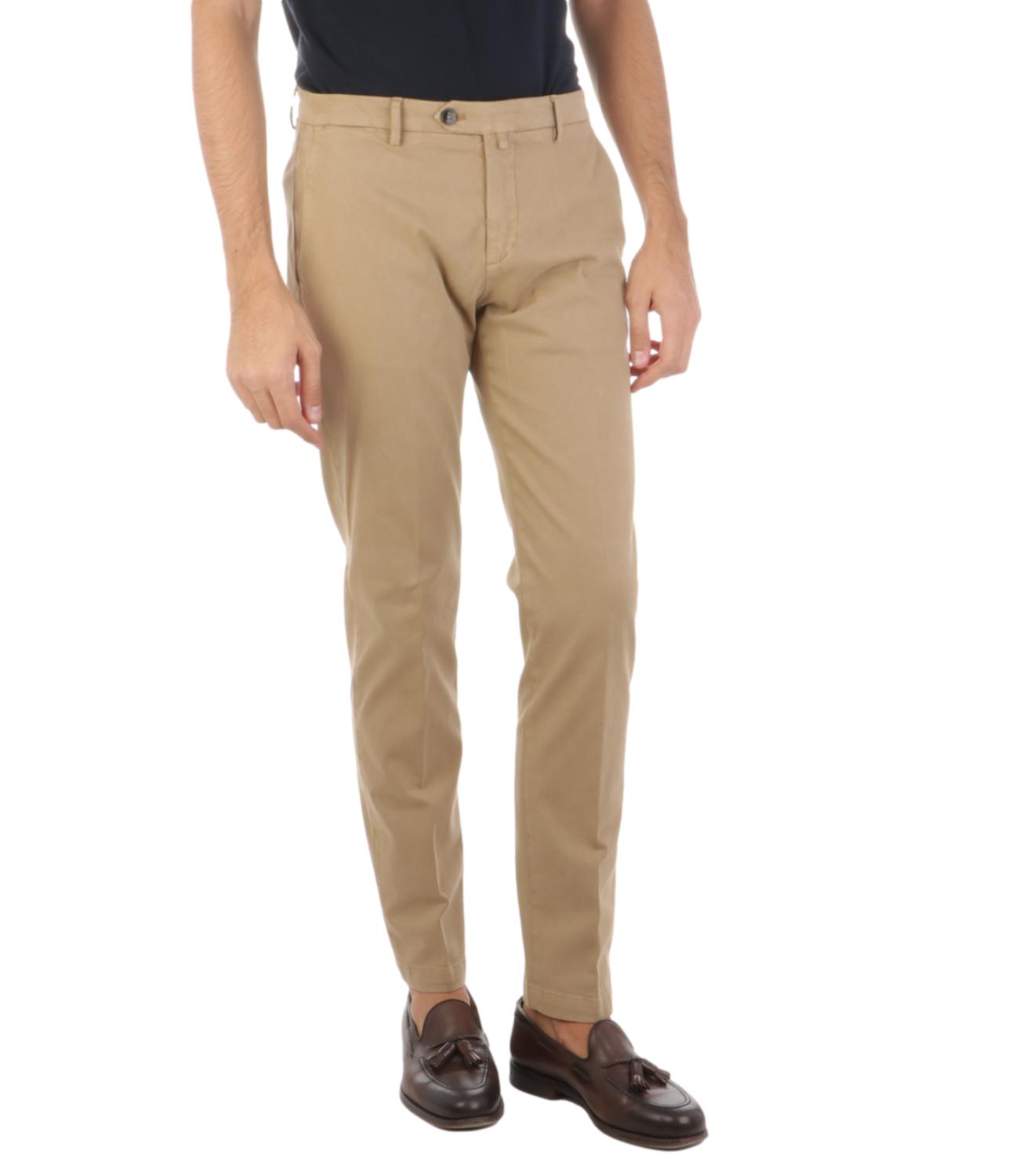 Pantaloni Briglia uomo beige castoro