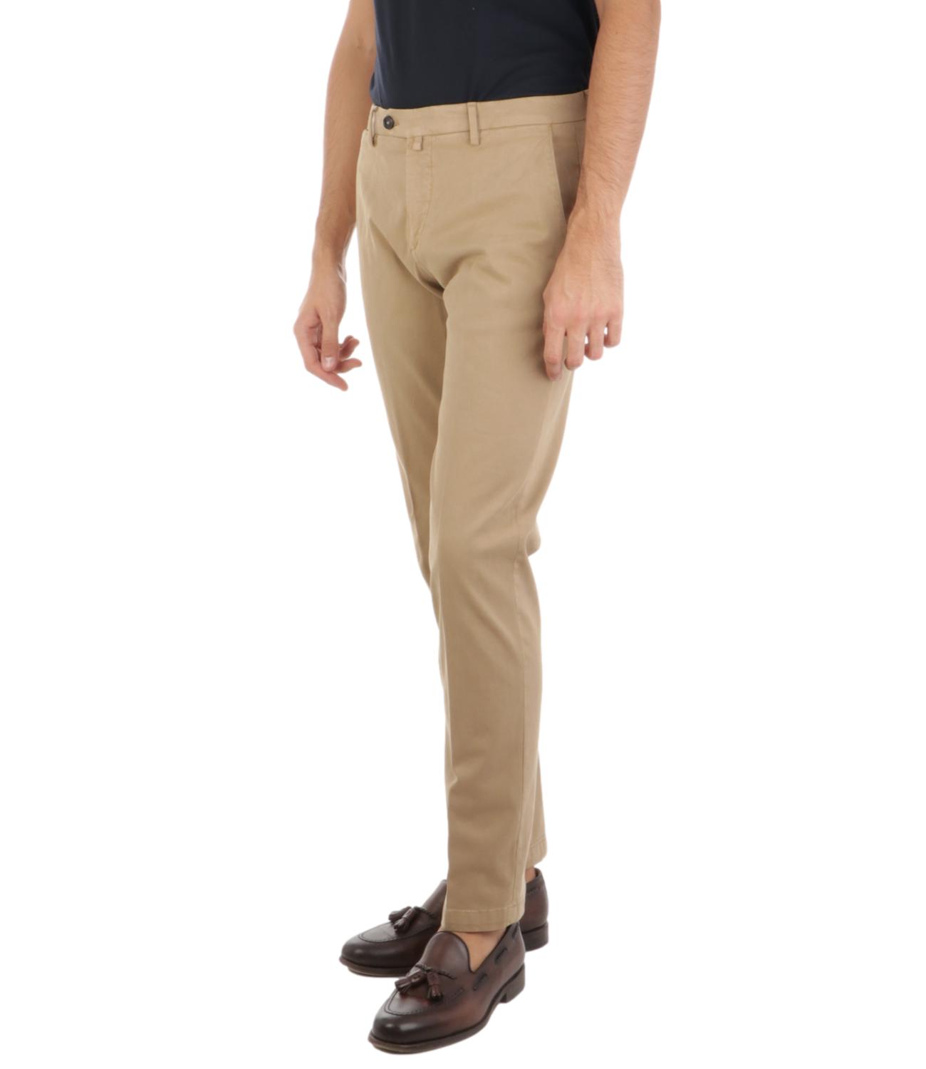 Pantaloni Briglia uomo beige castoro