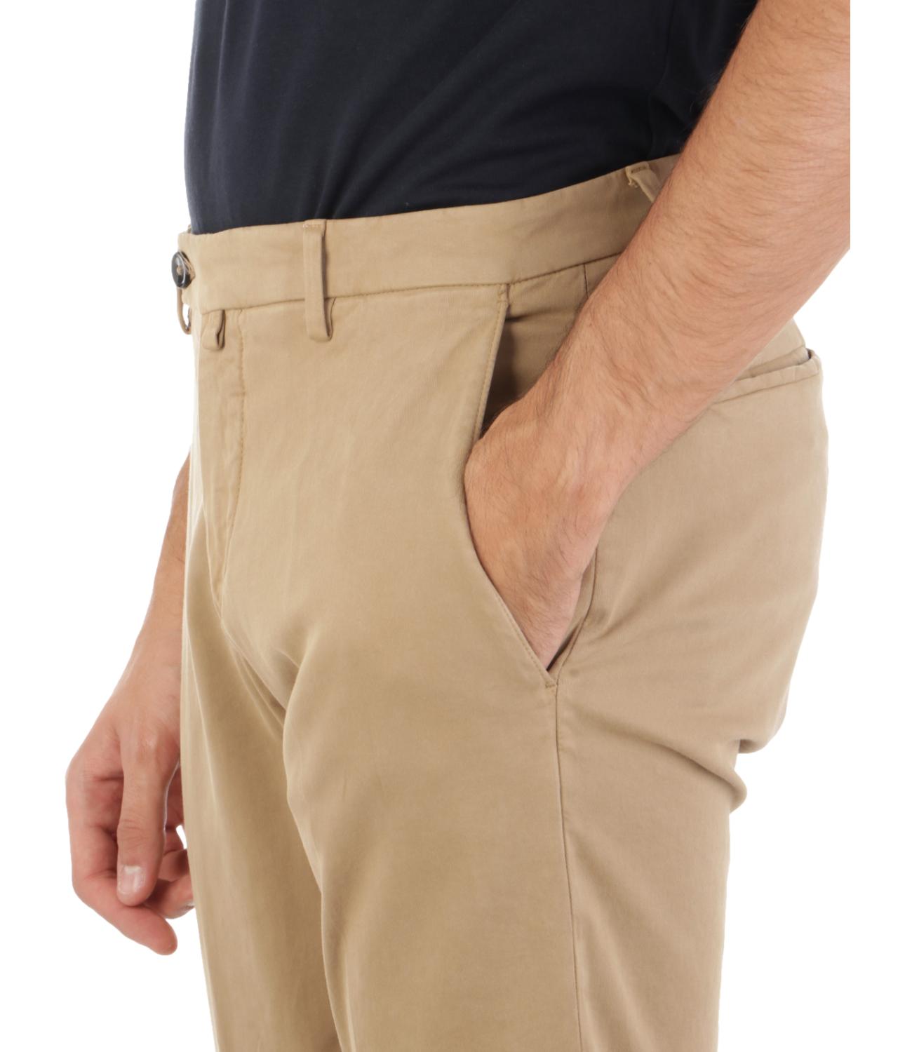 Pantaloni Briglia uomo beige castoro