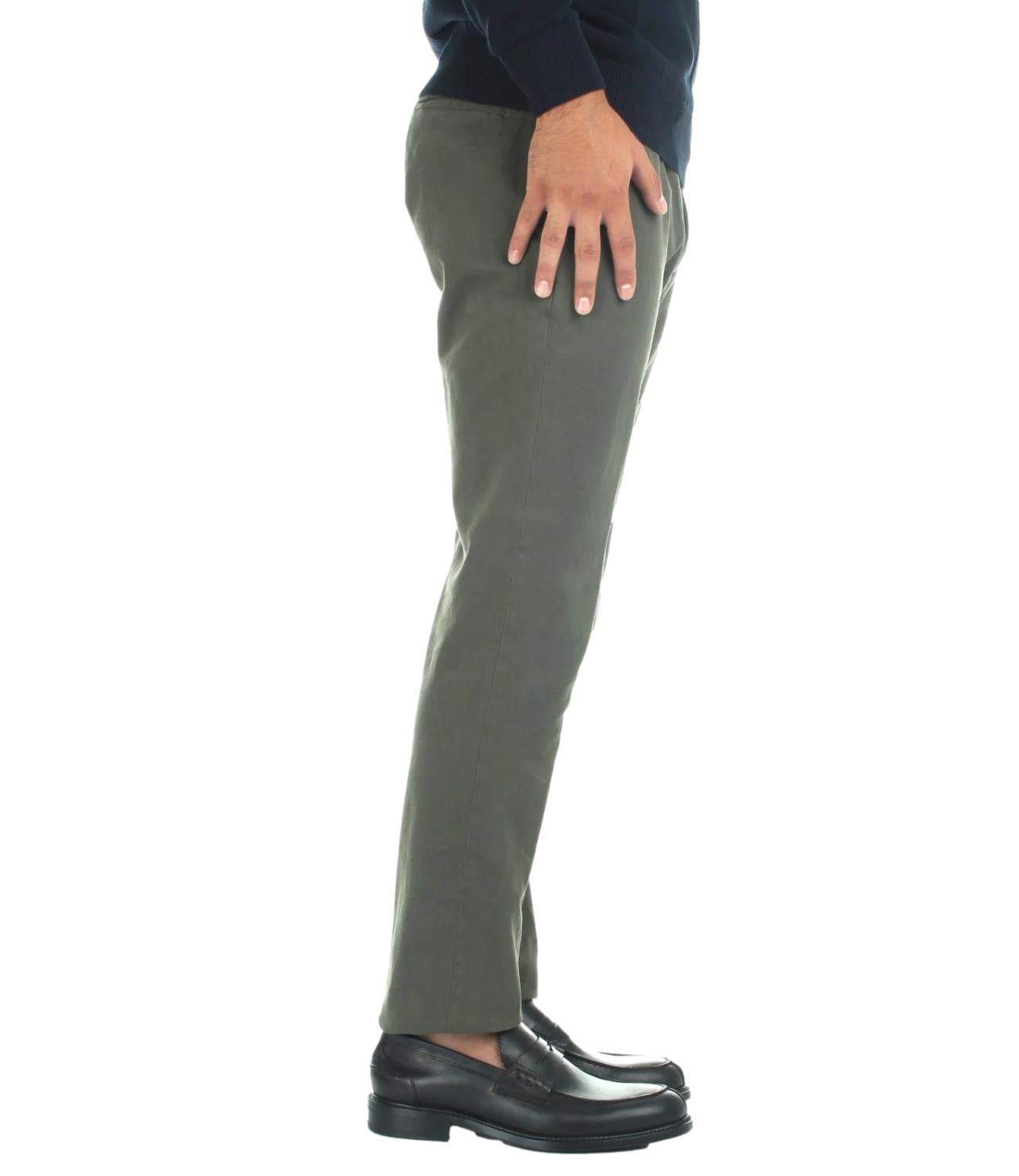 Pantaloni Briglia uomo beige verde