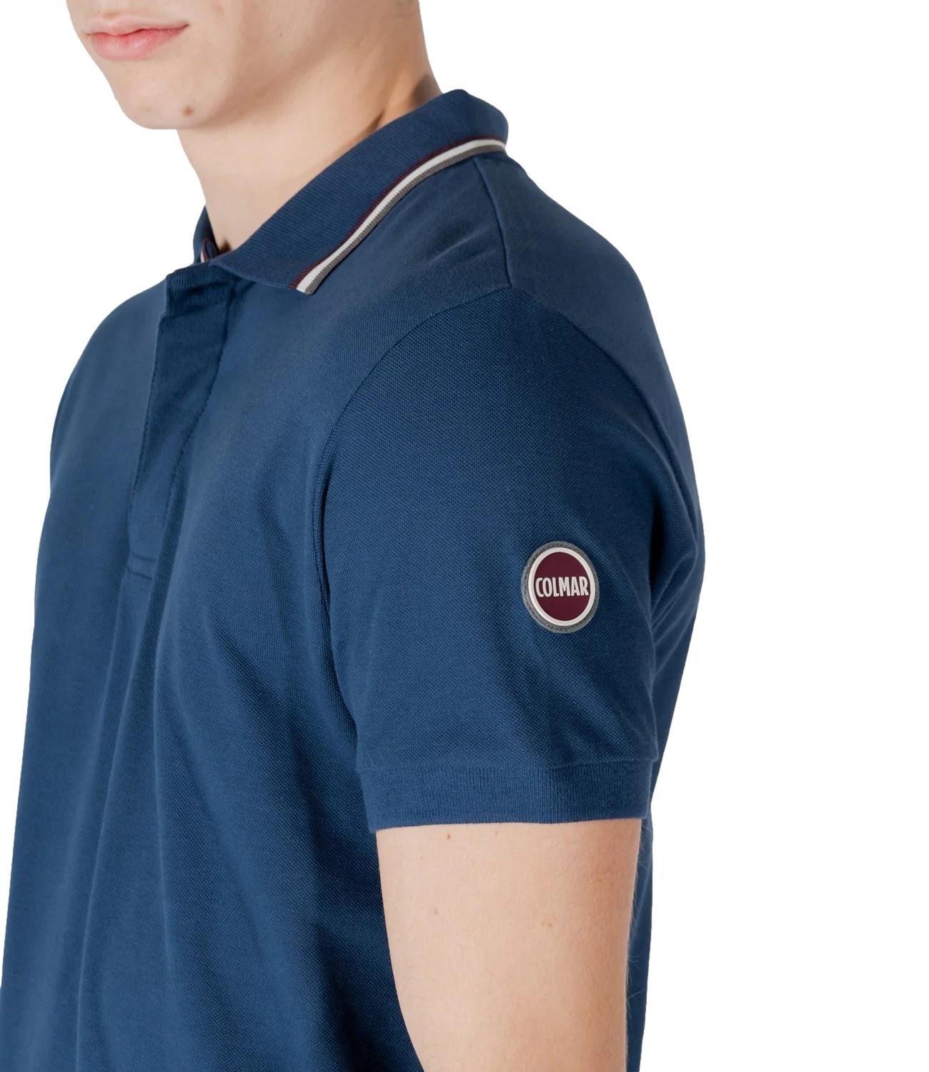 Colmar polo blu aperto