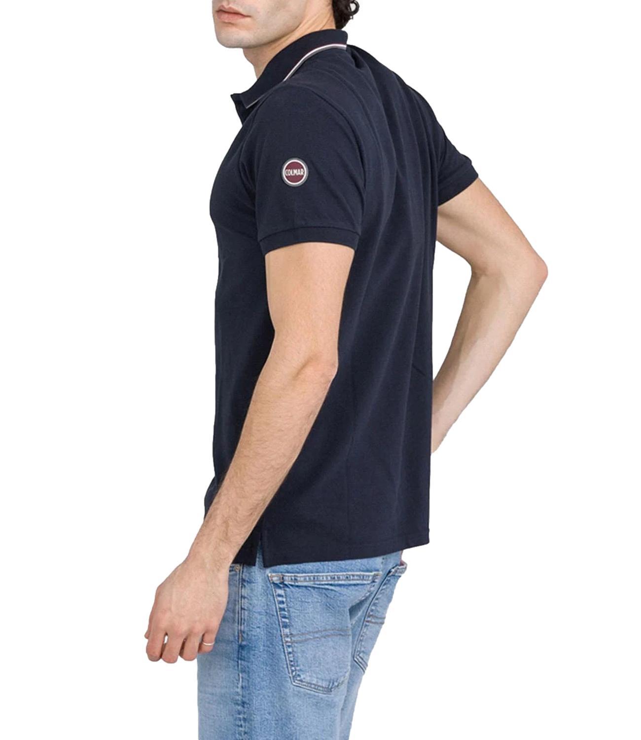 Polo Colmar Blu con stampa