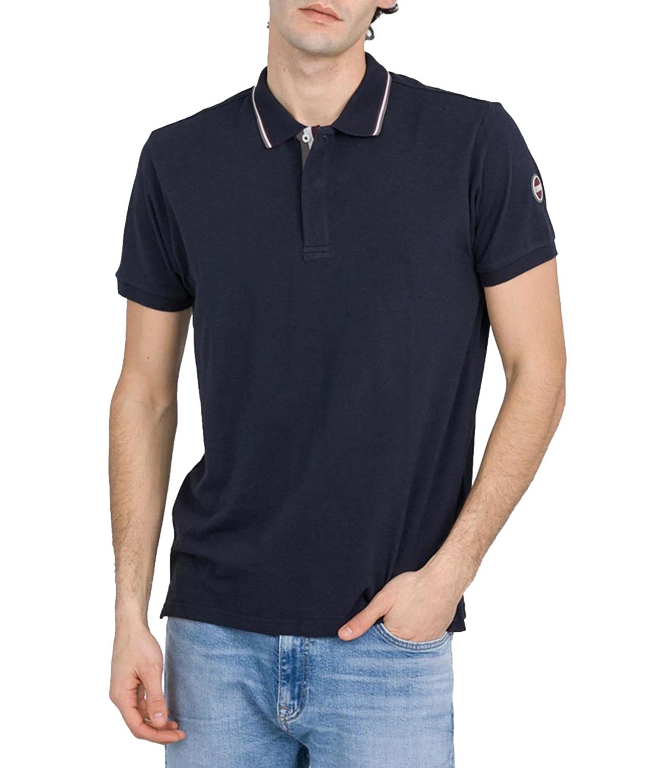 Polo Colmar Blu con stampa