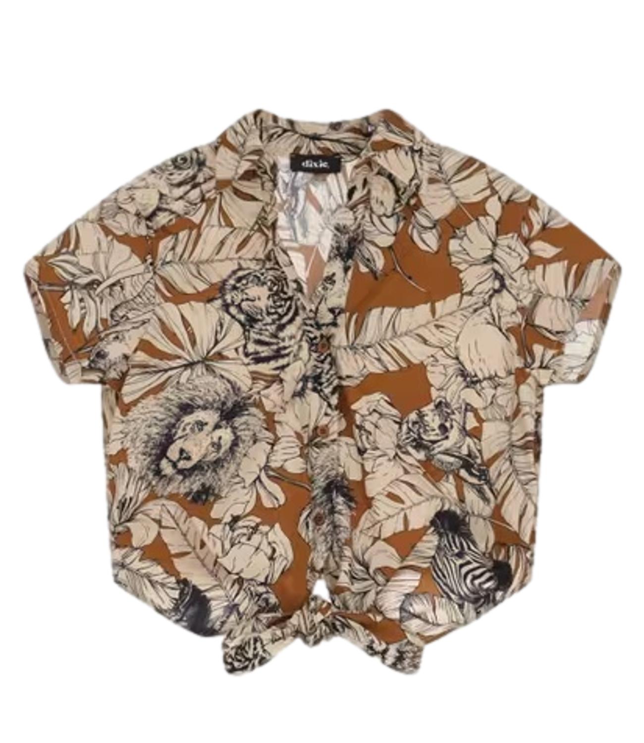 Dixie camicia tabacco donna