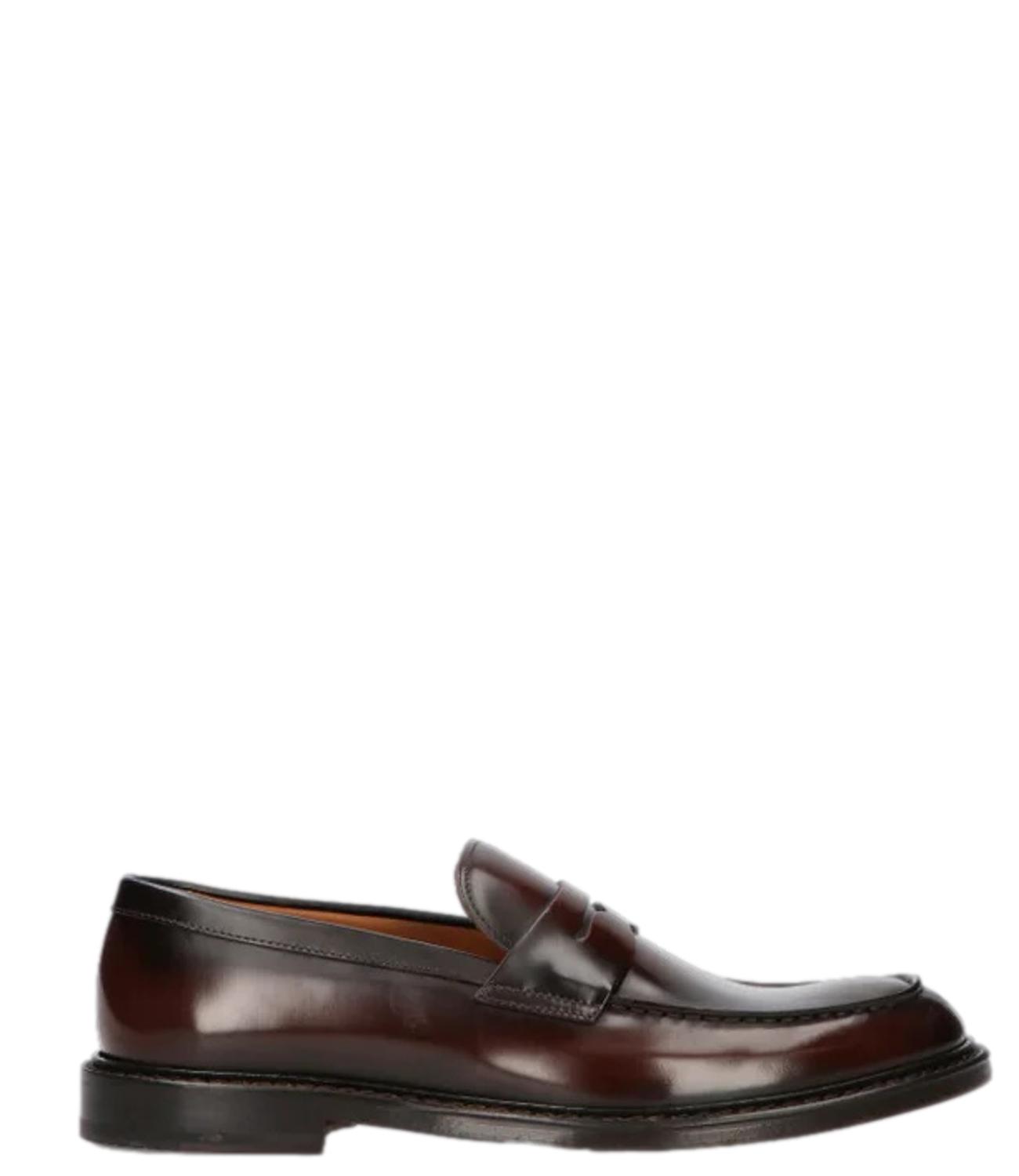 Mocassino in pelle marrone