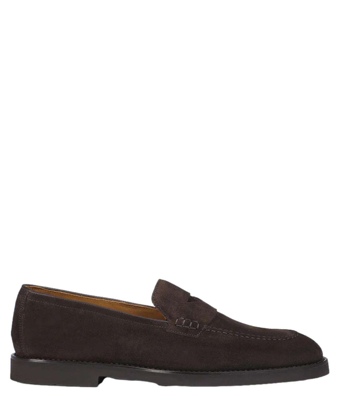 Mocassino Penny Adler in suede marrone