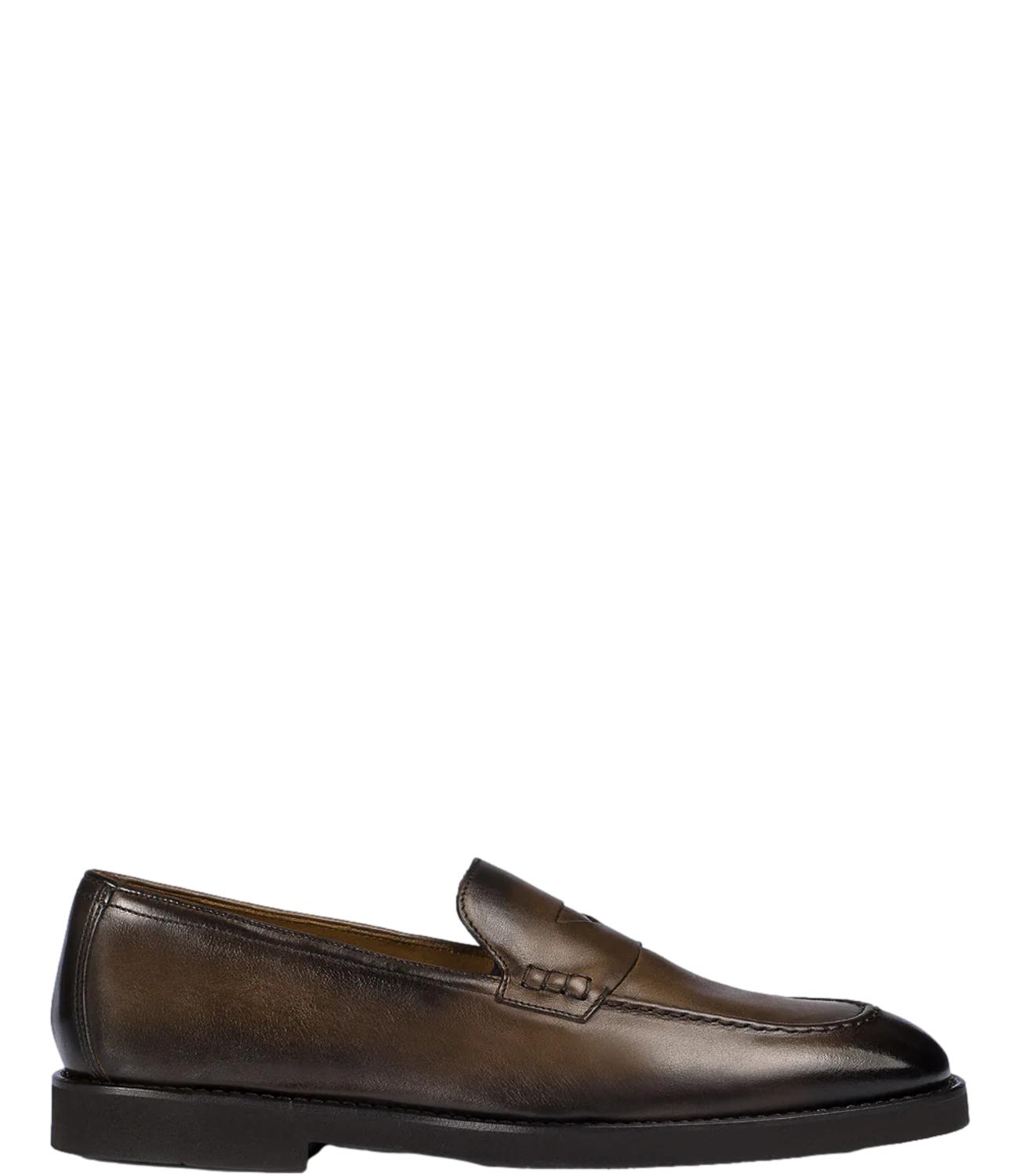Doucal's Mocassino in pelle marrone